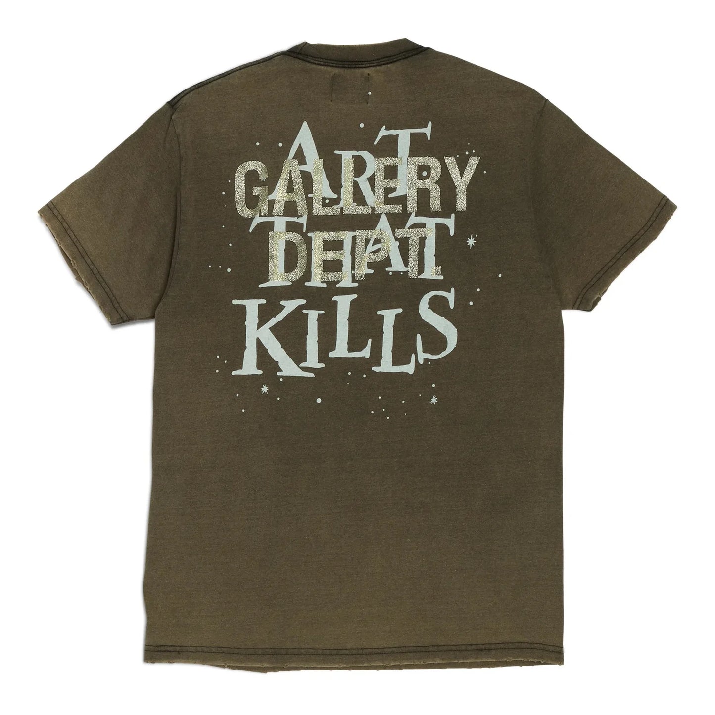 T-SHIRT MARRON DÉPARTEMENT GALERIE « L'ART QUI TUE » Rod Tee