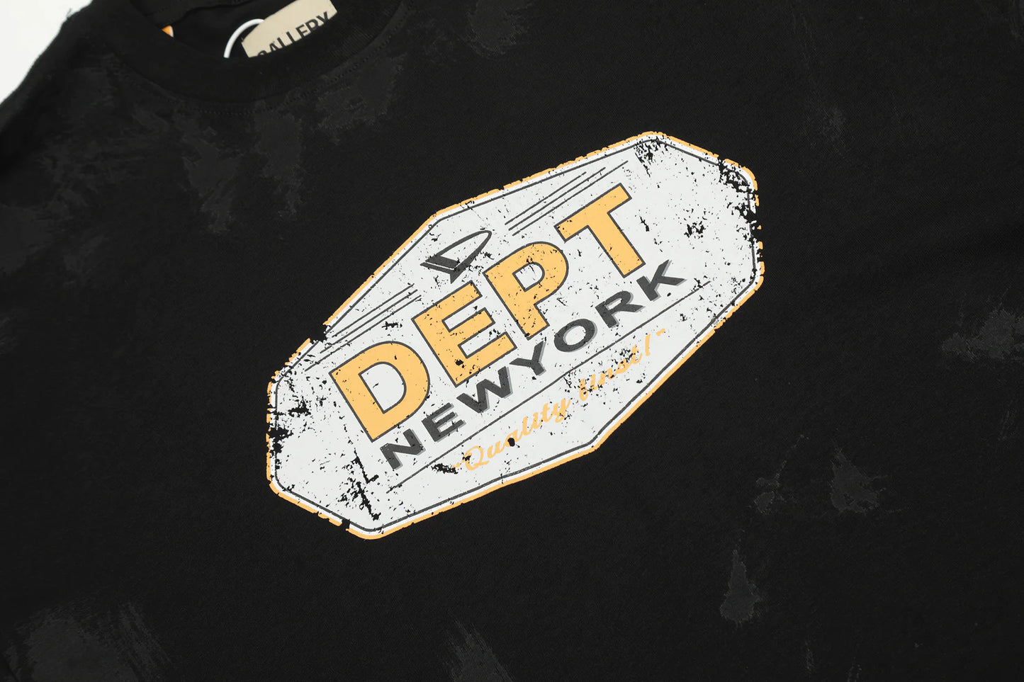 T SHIRT NOIR GALLERY DEPT
