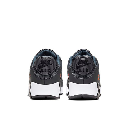 Nike Air Max 90 Iron Grey Black Total Orange