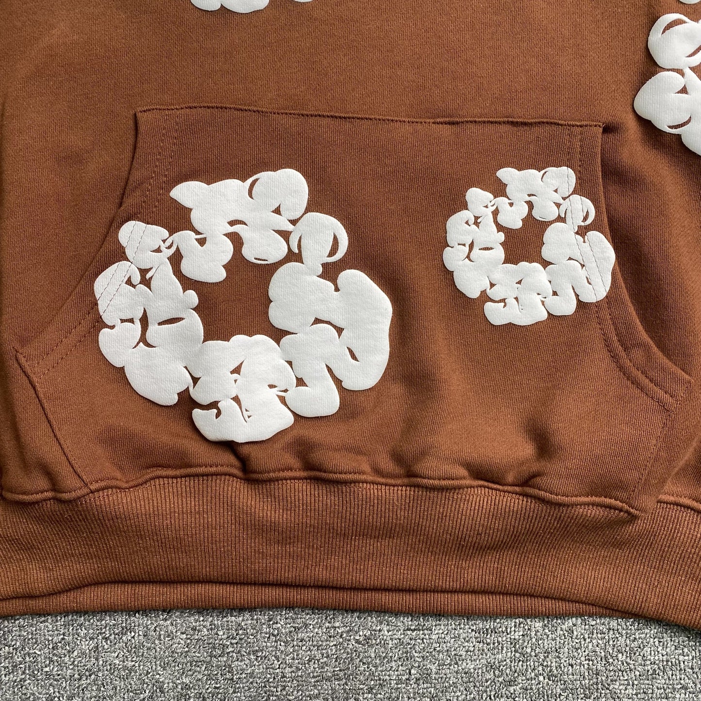 Sweat à capuche Denim Tears marron