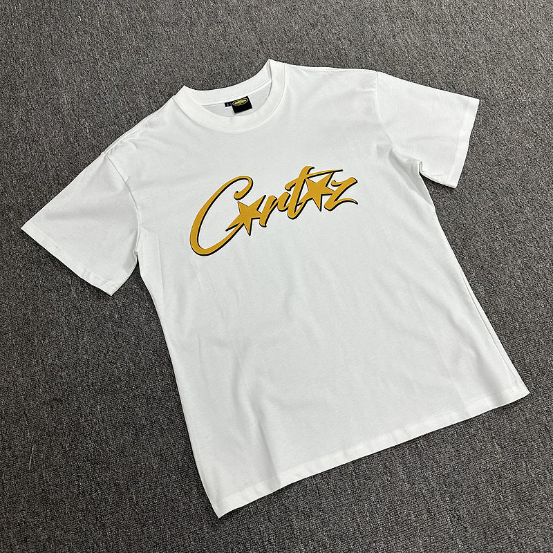 T-SHIRT CORTEIZ ALLSTARZ BLANC OR