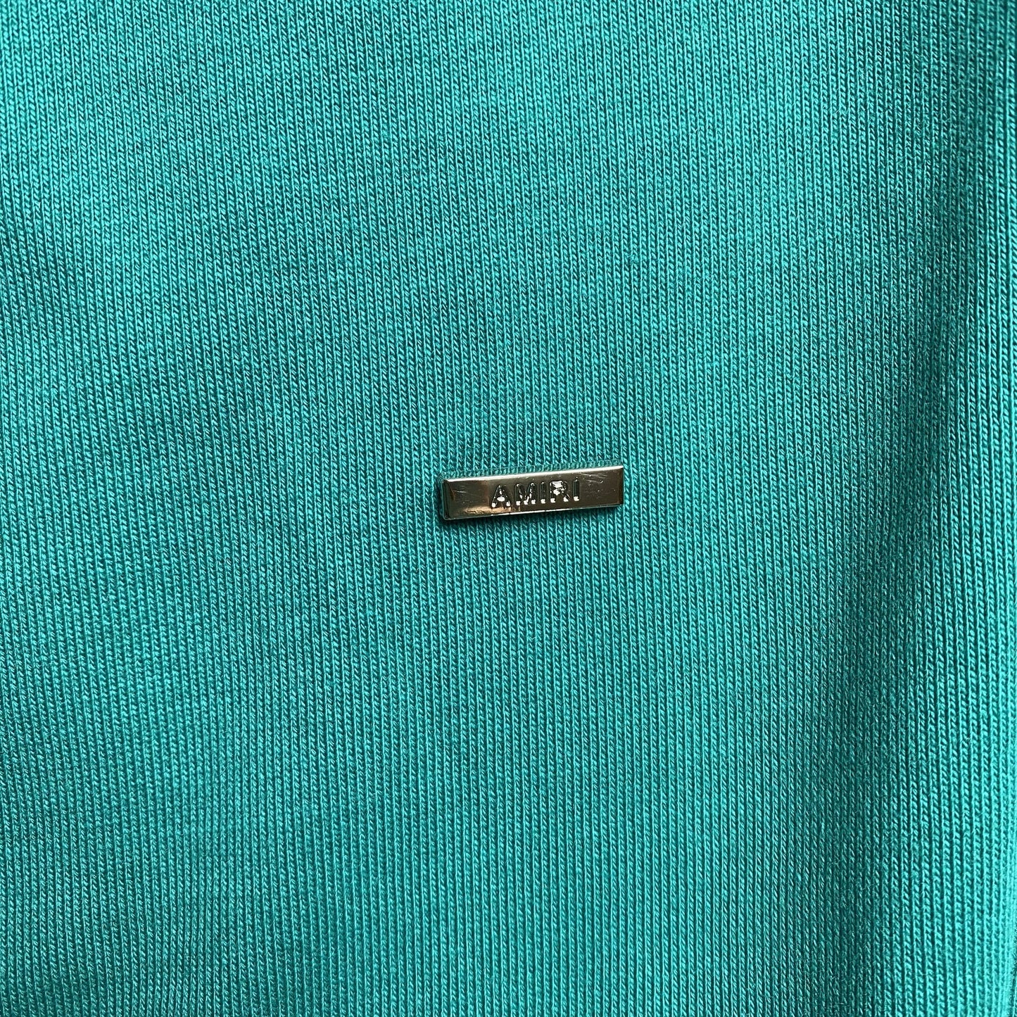 Sweat à capuche Amiri céruléen