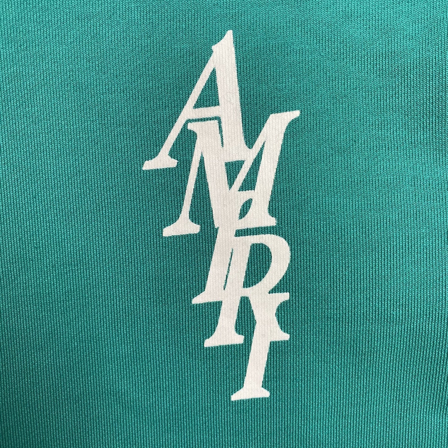 Sweat à capuche Amiri céruléen