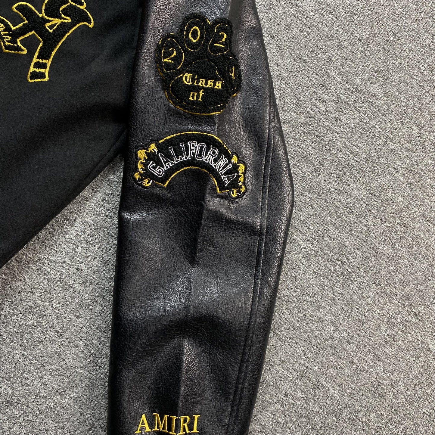 VESTE VARSITY AMIRI LION