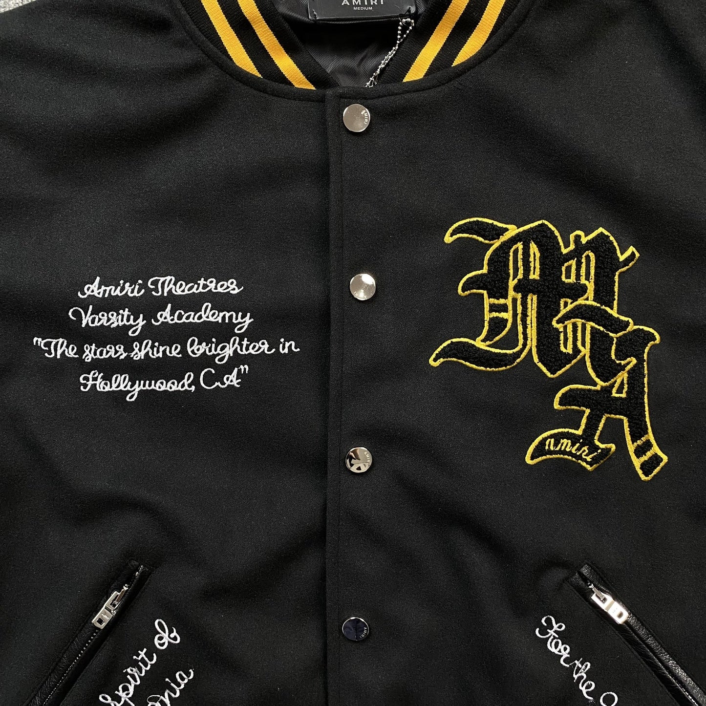 VESTE VARSITY AMIRI LION
