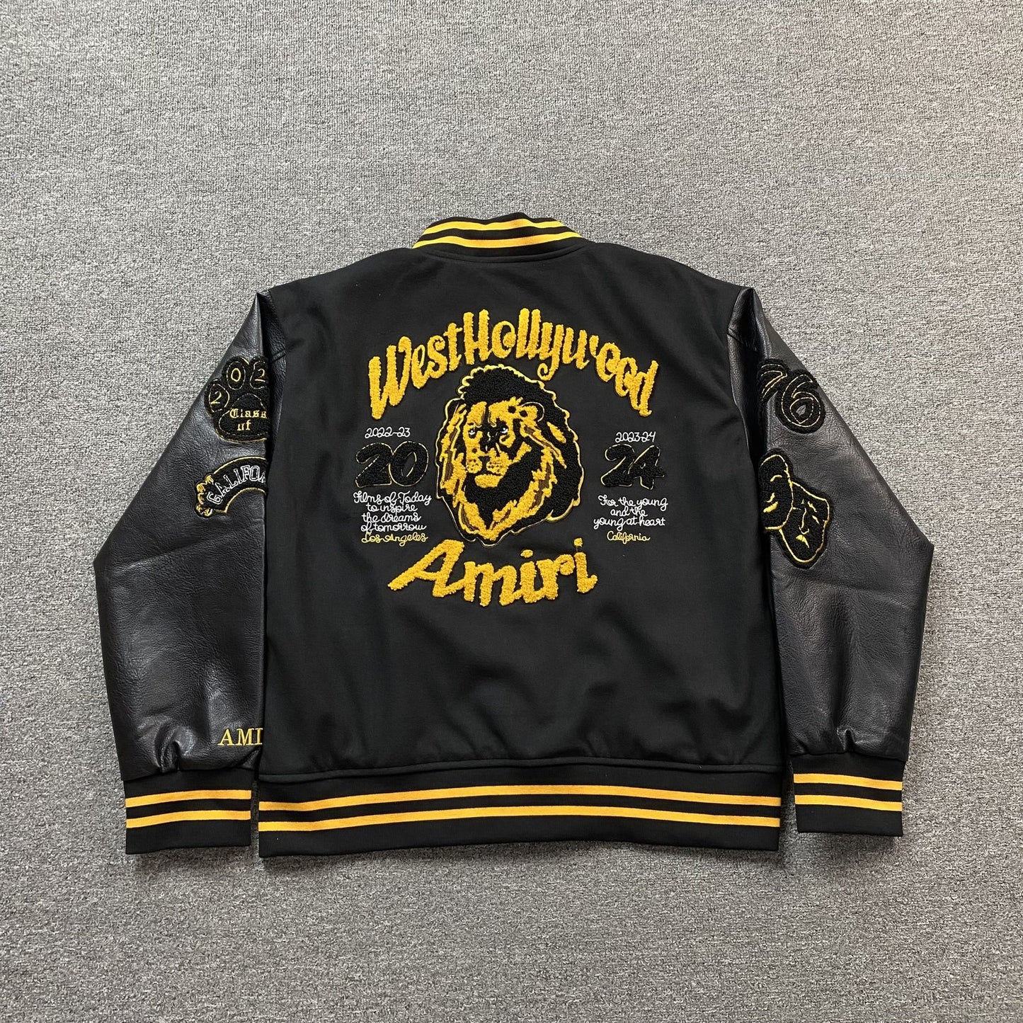 VESTE VARSITY AMIRI LION