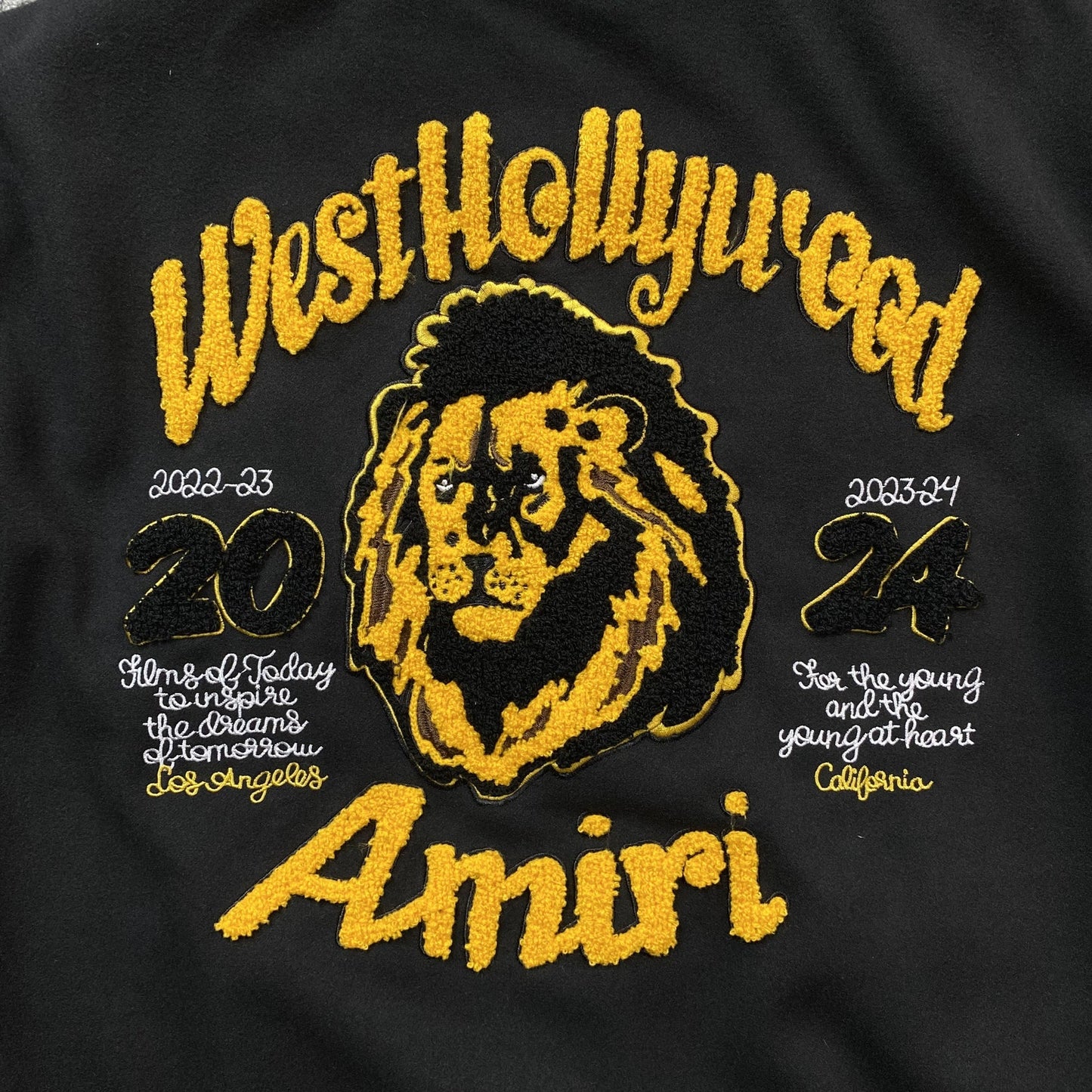 VESTE VARSITY AMIRI LION