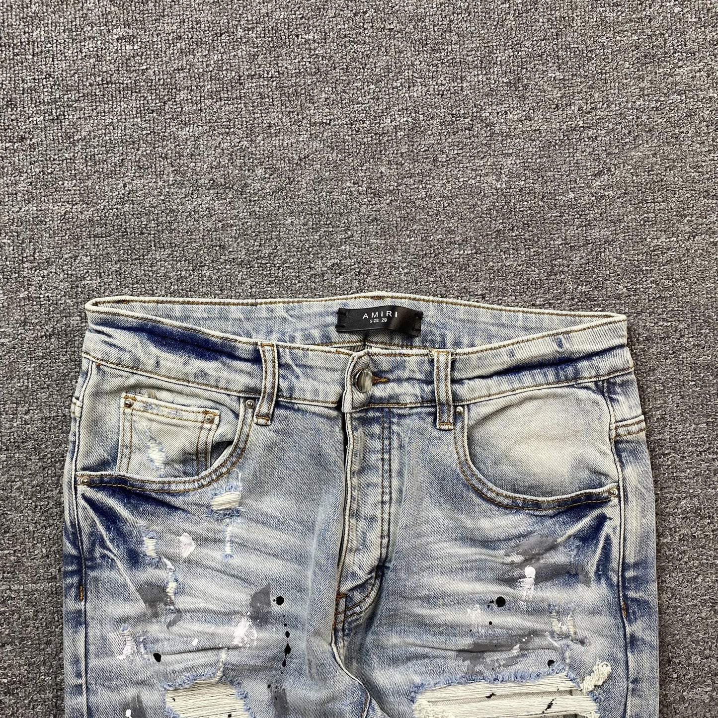 JEAN BLEU AMIRI MX1 PAINTER