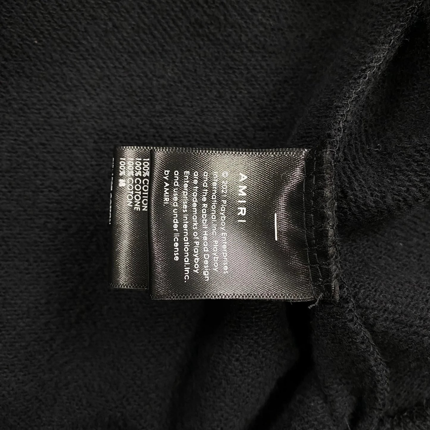 Sweat à capuche AMIRI PLAYBOY noir et jaune