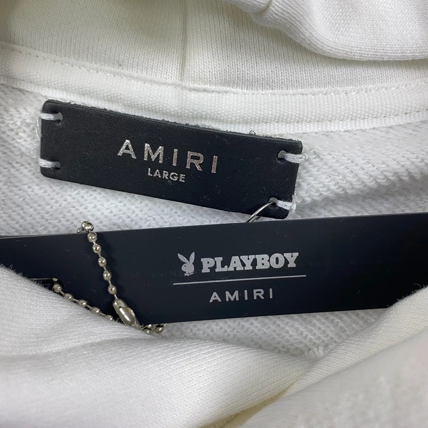 Sweat à capuche AMIRI PLAYBOY blanc et vert