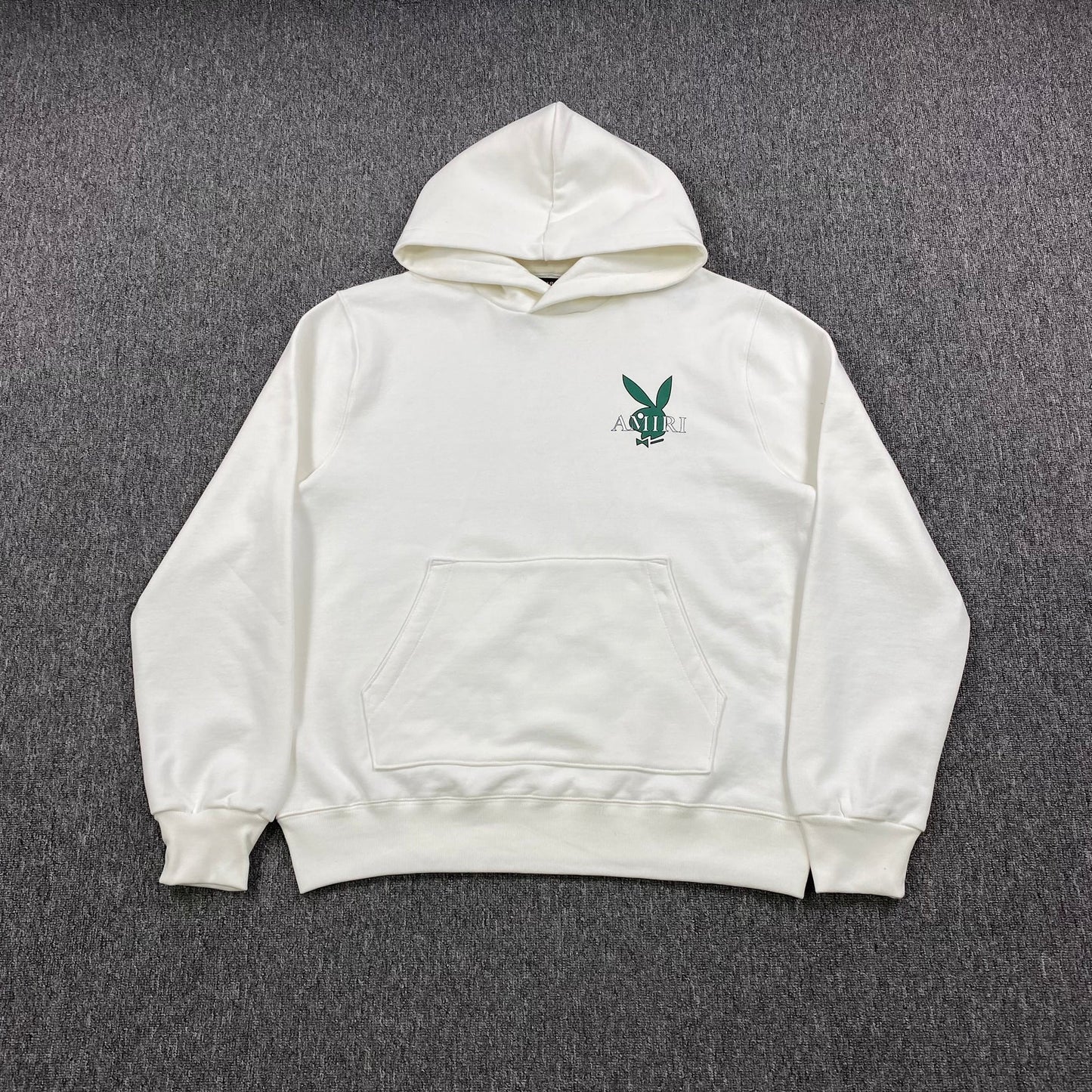 Sweat à capuche AMIRI PLAYBOY blanc et vert