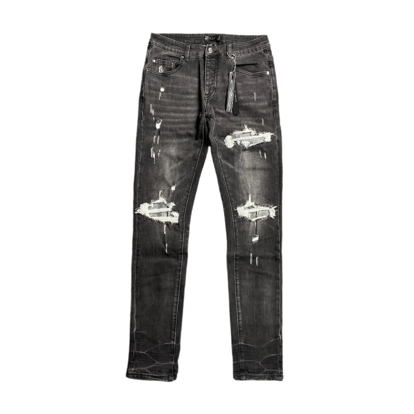 JEAN NOIR AMIRI SLASH SLIM