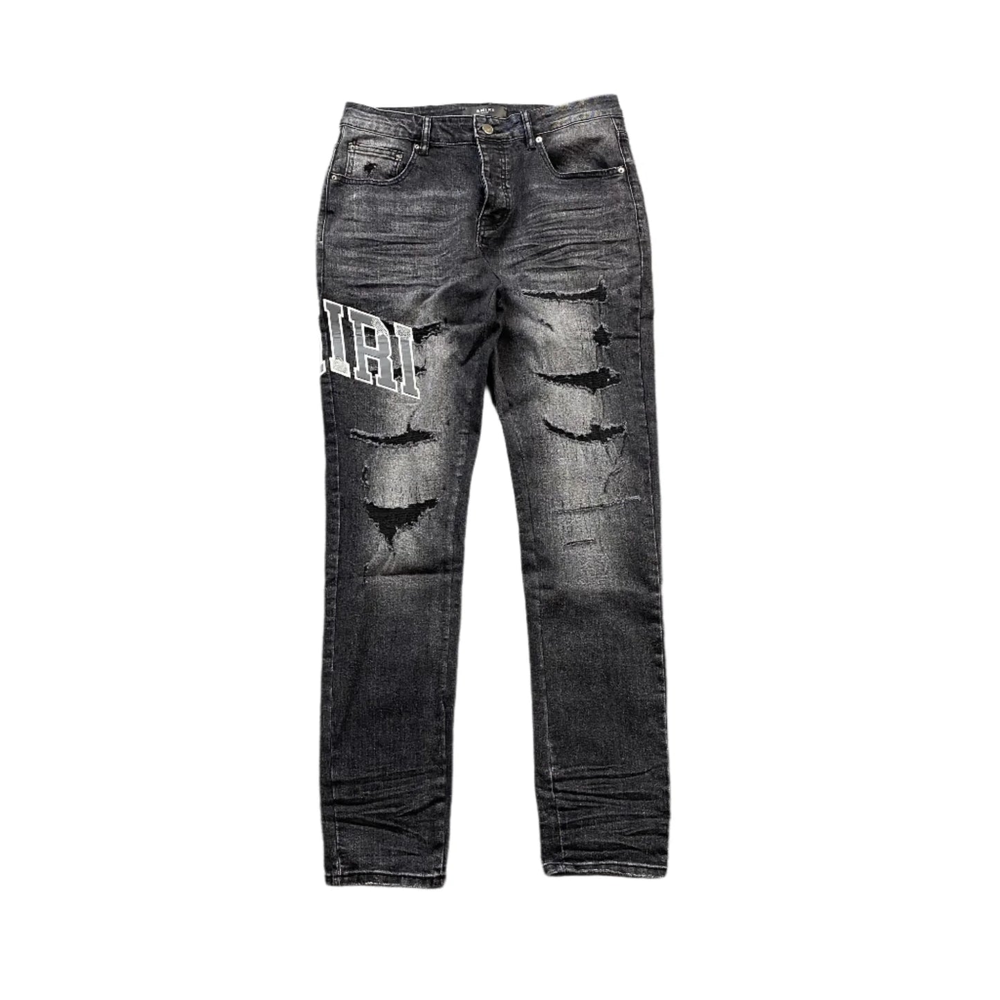 JEAN NOIR AMIRI VARSITY