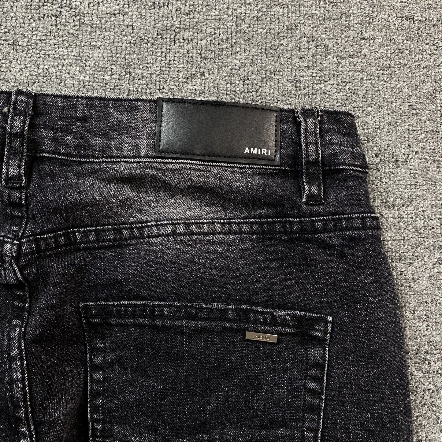 JEAN NOIR AMIRI VARSITY