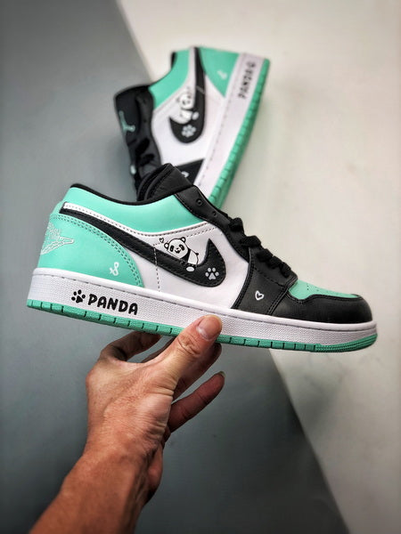Air Jordan 1 Low green glow PANDA