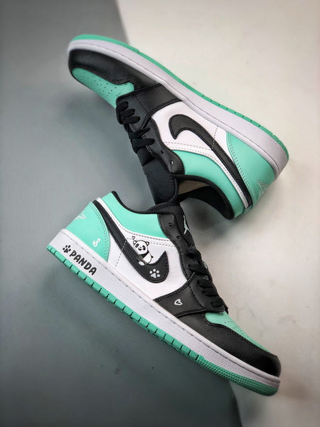 Air Jordan 1 Low green glow PANDA