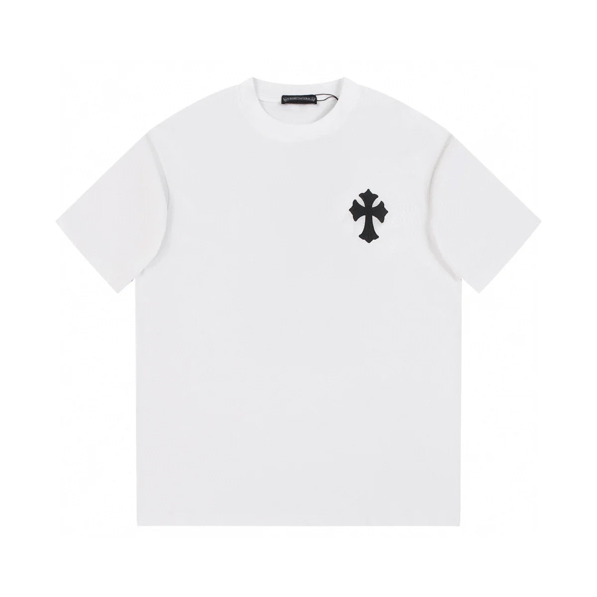 T-SHIRT CHROME HEARTS CROIX NOIRE BLANC