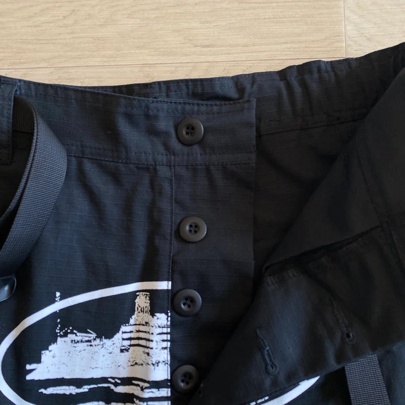 PANTALON CARGO CORTEIZ ALCATRAZ NOIR/BLANC