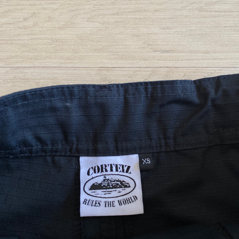 PANTALON CARGO CORTEIZ ALCATRAZ NOIR/BLANC