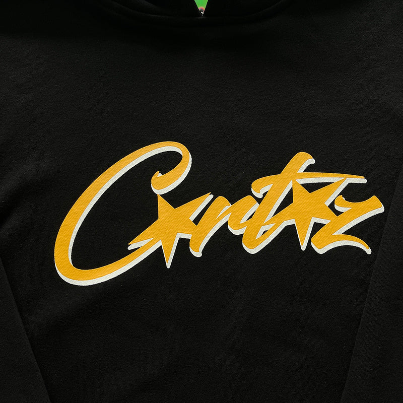 Sweat à capuche Corteiz Allstarz noir