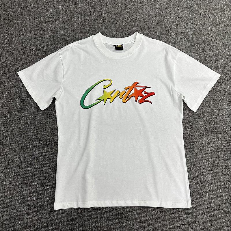 T-SHIRT CORTEIZ ALLSTARZ BLANC DÉGRADÉ RASTA