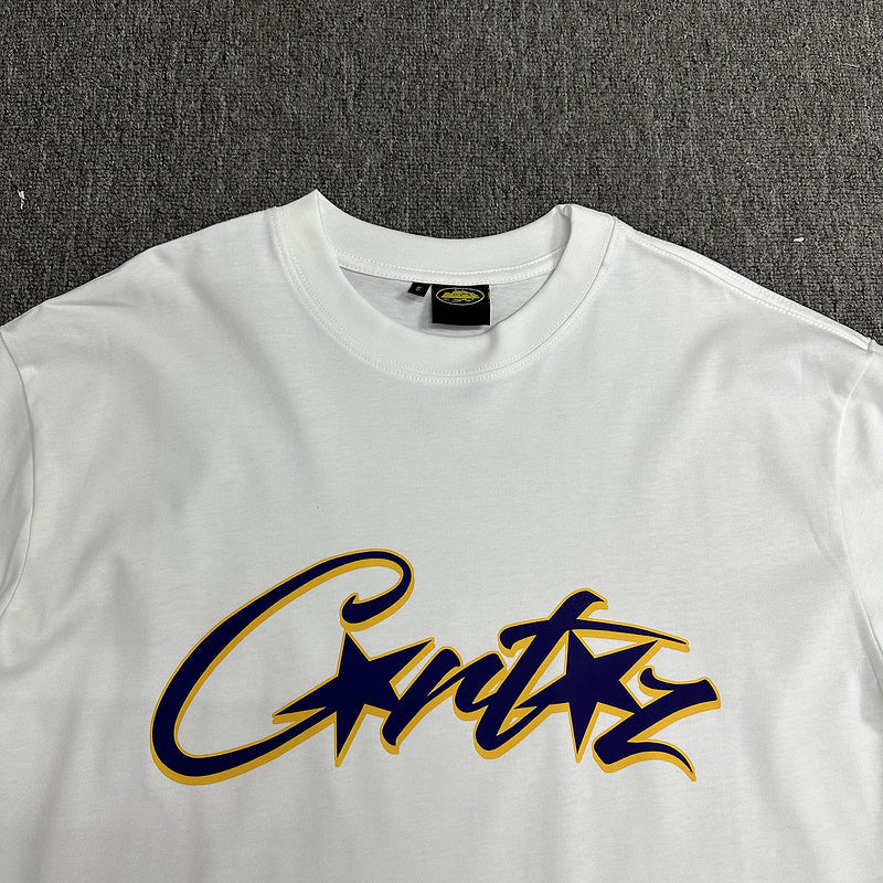 T-SHIRT CORTEIZ ALLSTARZ BLANC NOIR JAUNE
