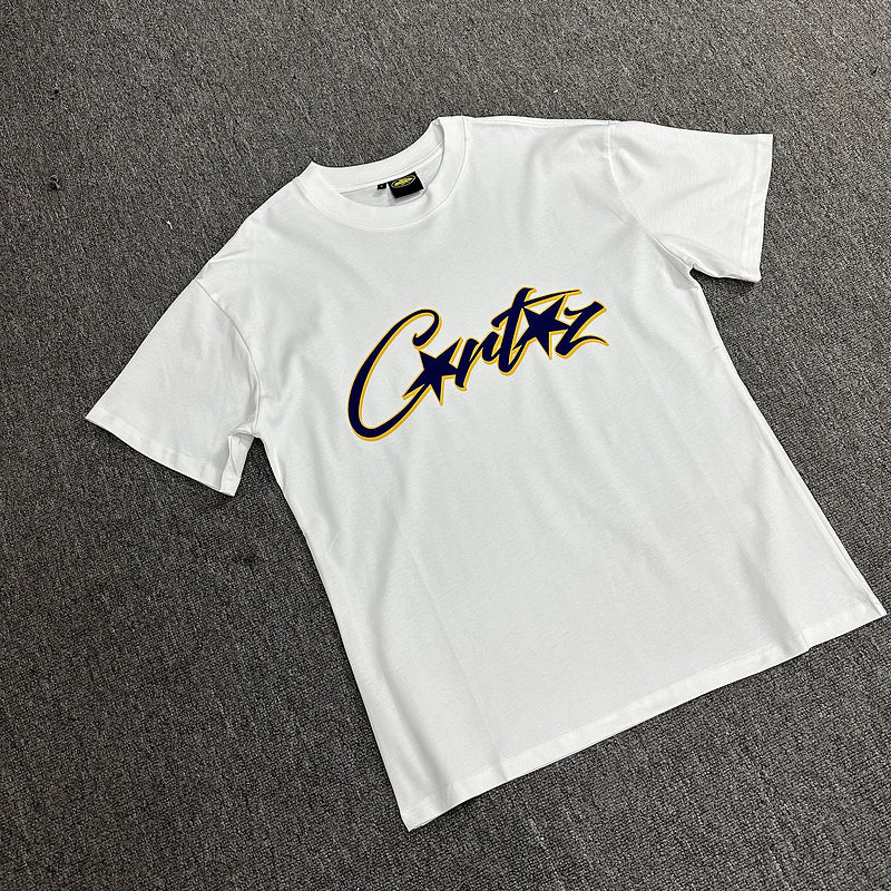 T-SHIRT CORTEIZ ALLSTARZ BLANC NOIR JAUNE