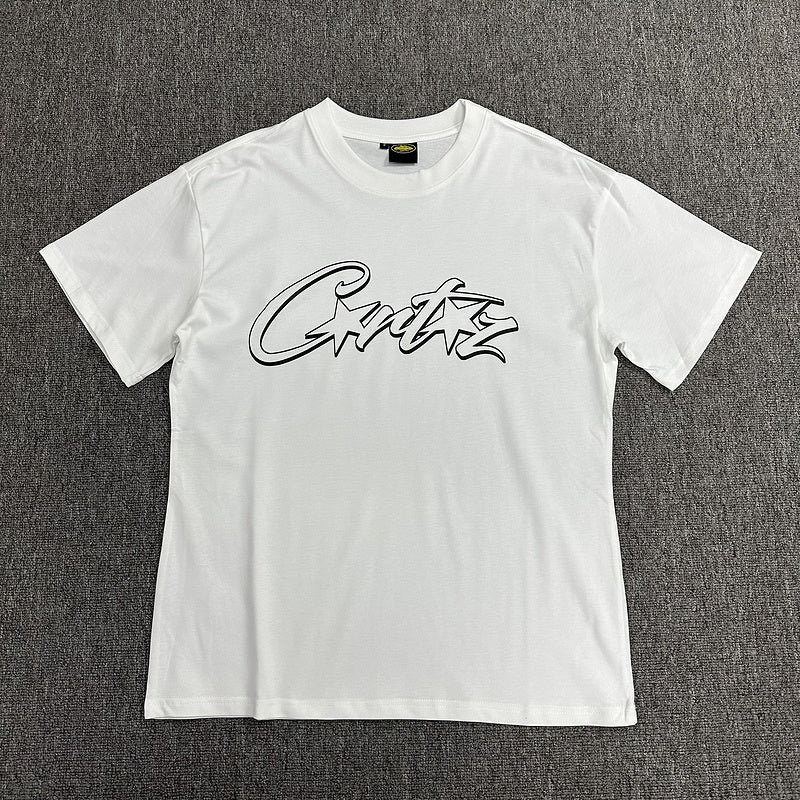 T-SHIRT CORTEIZ ALLSTARZ BLANC CREUX NOIR