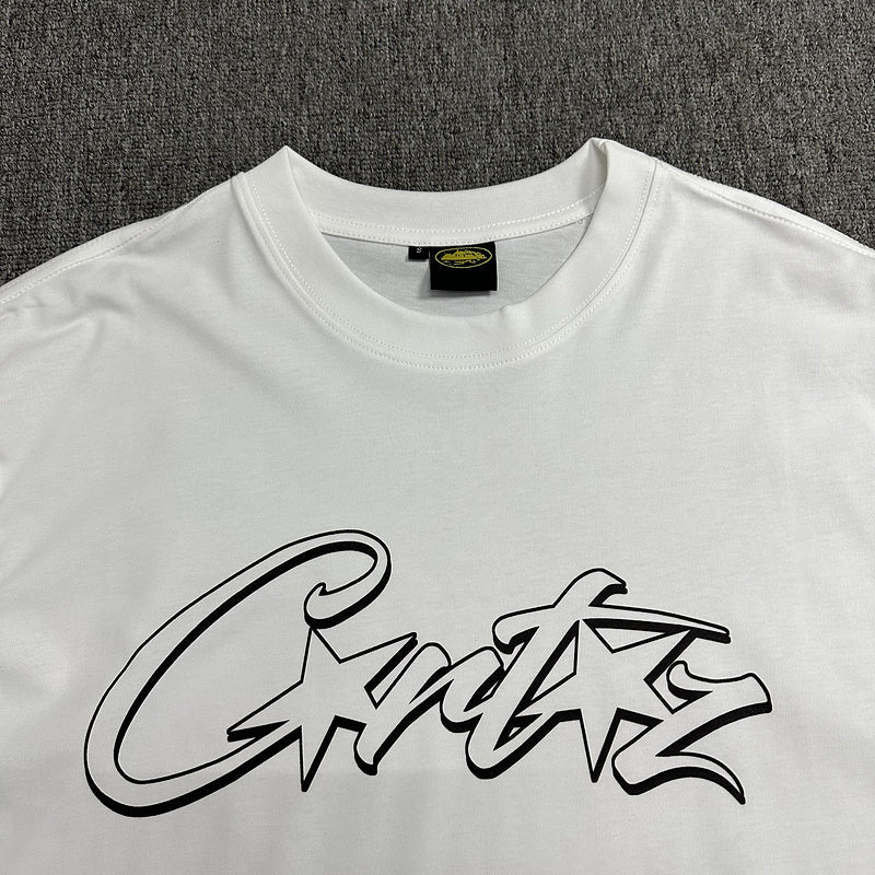 T-SHIRT CORTEIZ ALLSTARZ BLANC CREUX NOIR