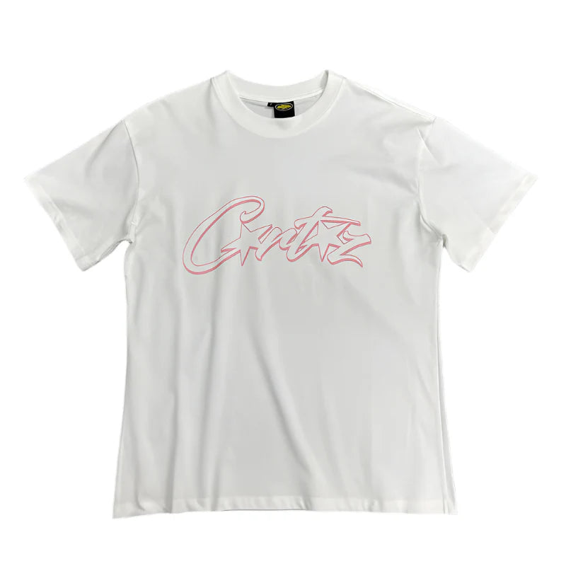 T-SHIRT CORTEIZ ALLSTARZ BLANC ROSE