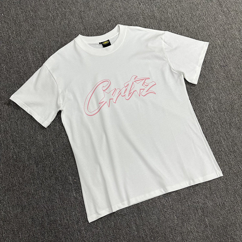 T-SHIRT CORTEIZ ALLSTARZ BLANC ROSE