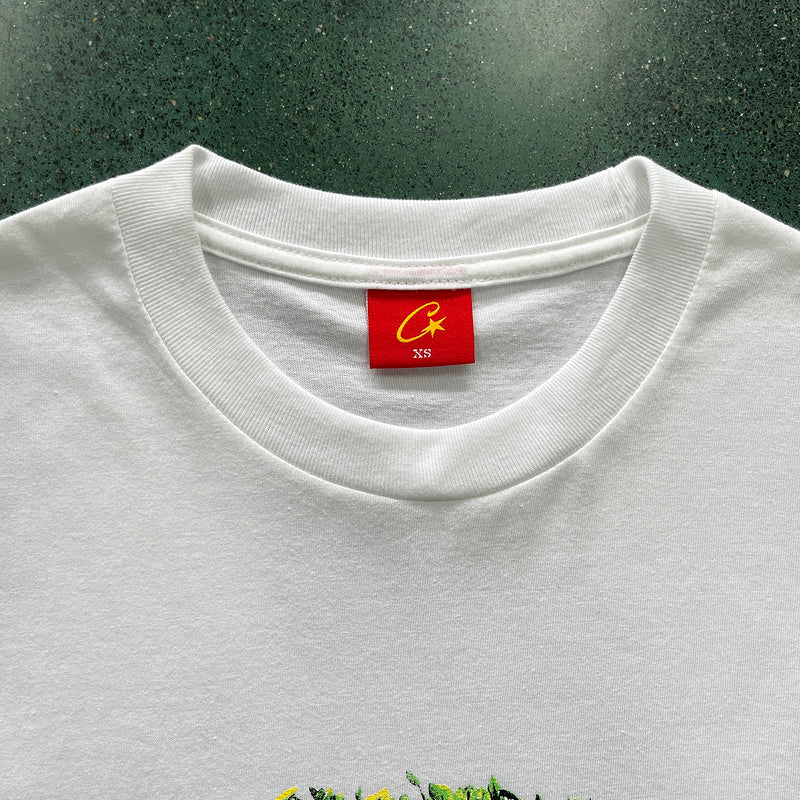 T-SHIRT ROND CORTEIZ GRASS BLANC