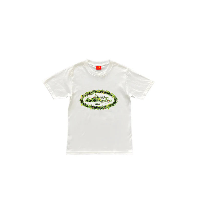 T-SHIRT ROND CORTEIZ GRASS BLANC