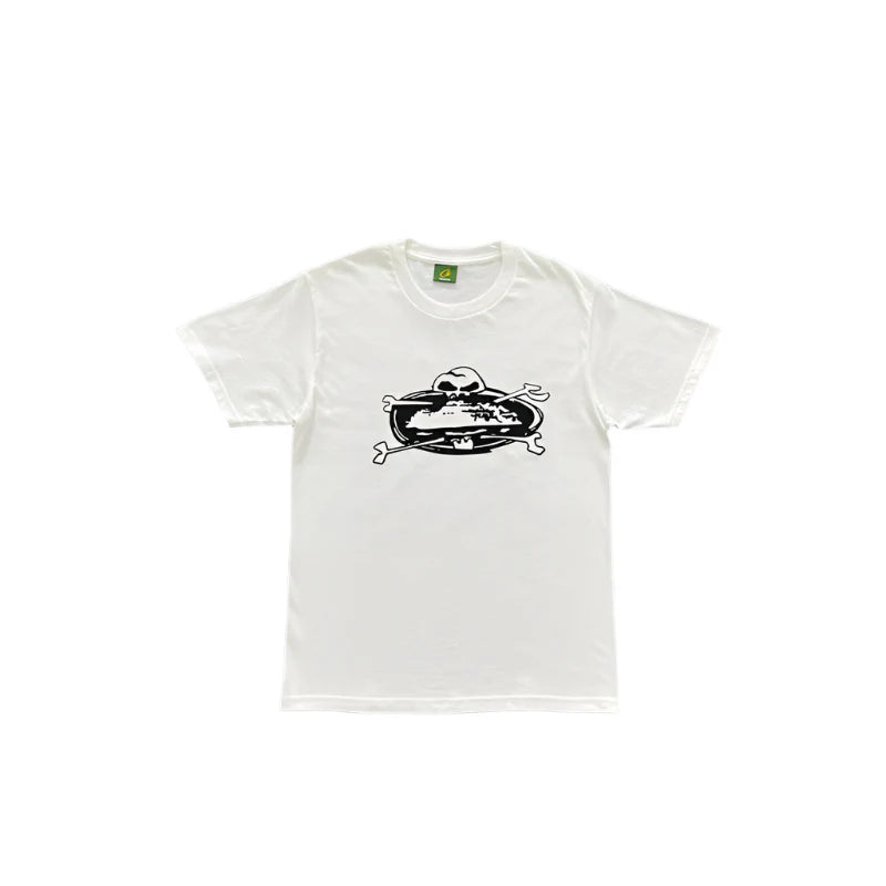 T-SHIRT CORTEIZ CRÂNE BLANC