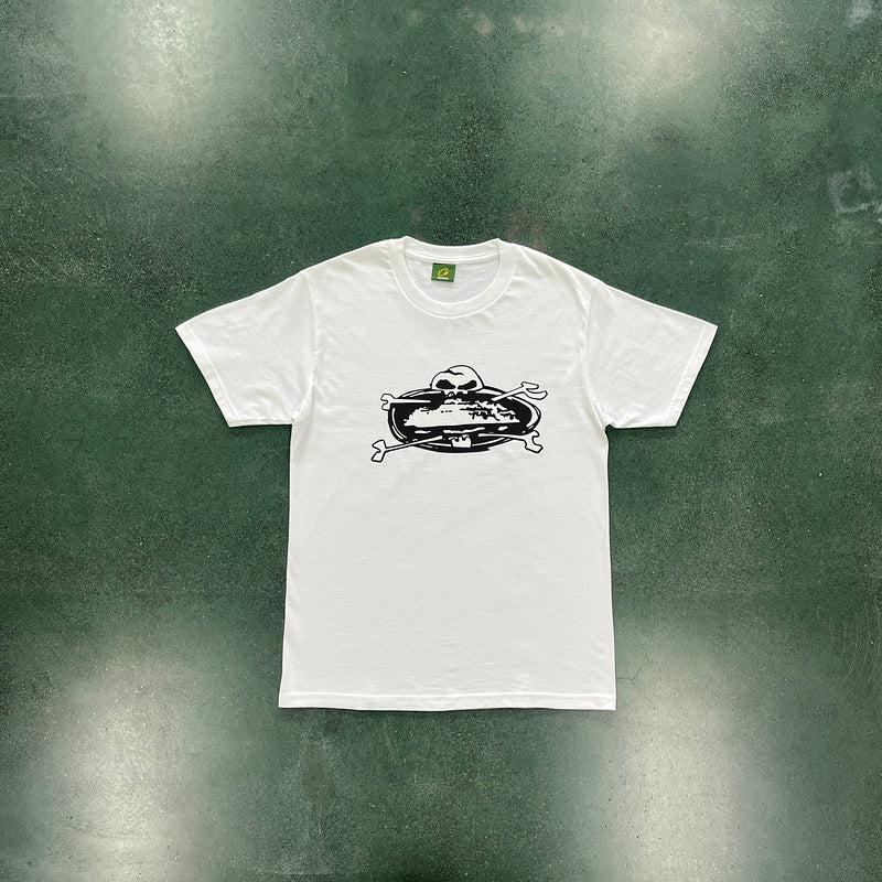 T-SHIRT CORTEIZ CRÂNE BLANC