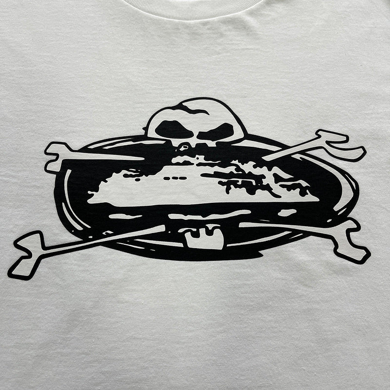 T-SHIRT CORTEIZ CRÂNE BLANC
