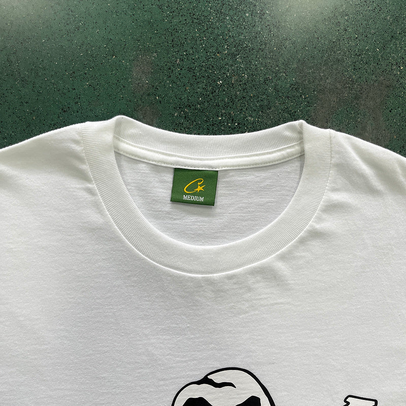 T-SHIRT CORTEIZ CRÂNE BLANC