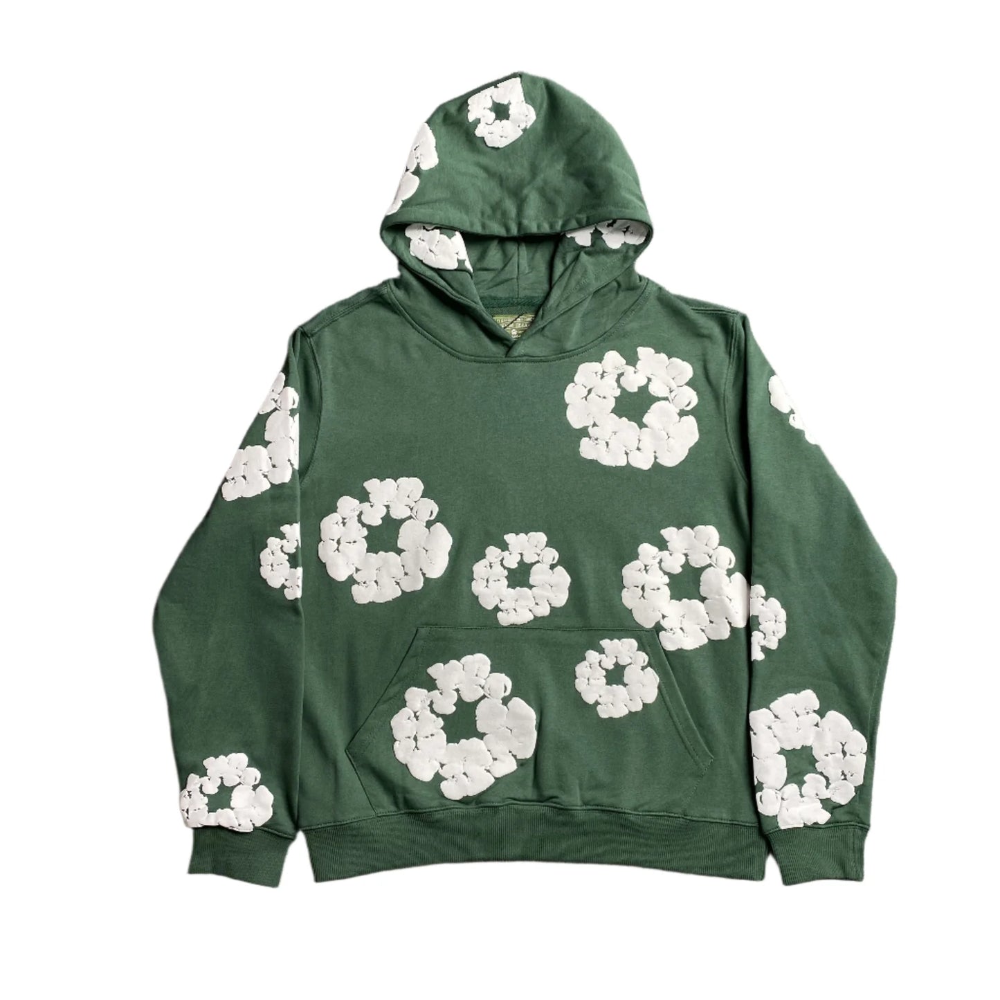 Sweat à capuche Denim Tears vert