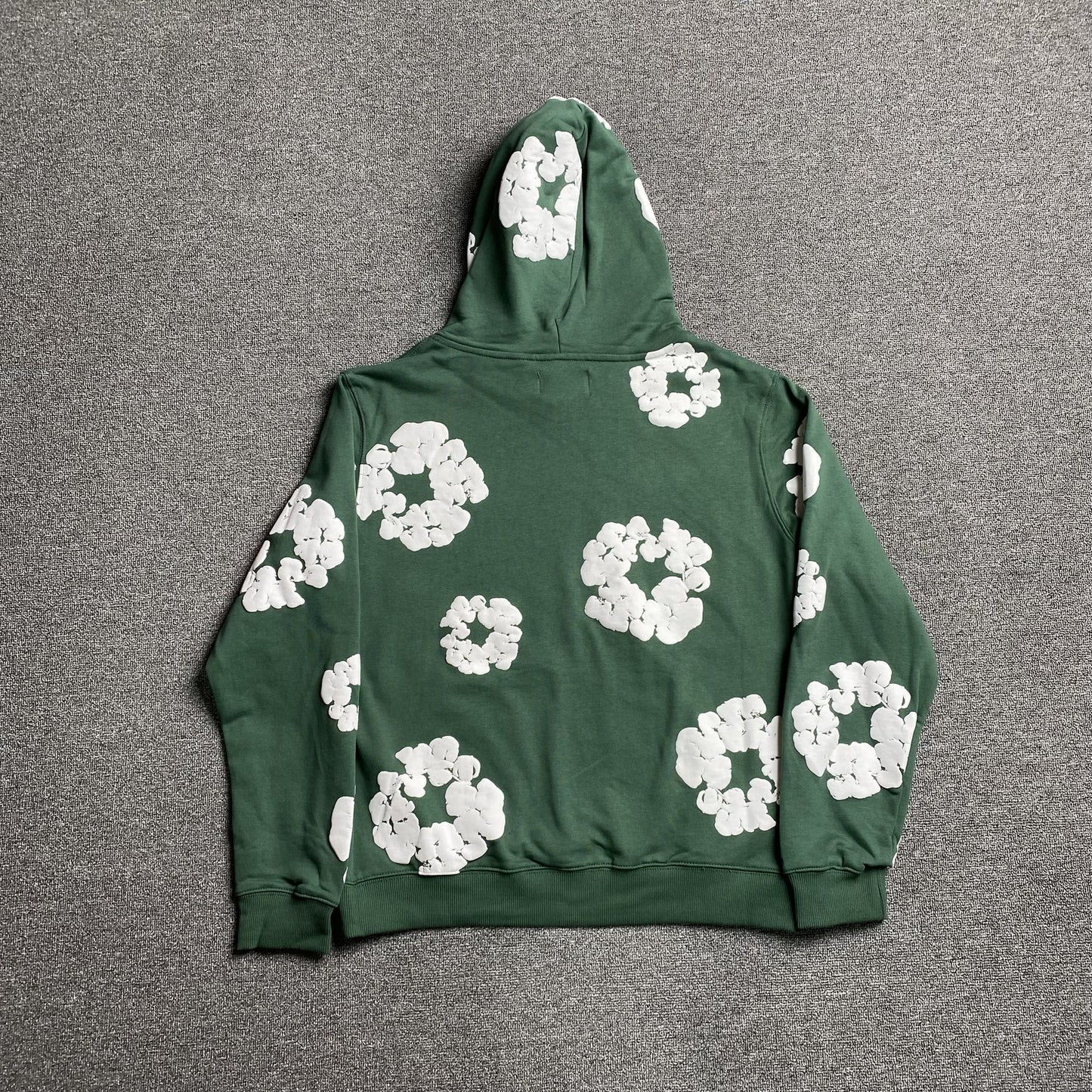 Sweat à capuche Denim Tears vert