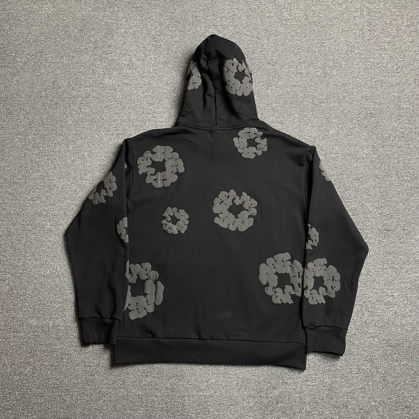 Sweat à capuche Denim Tears monochrome noir