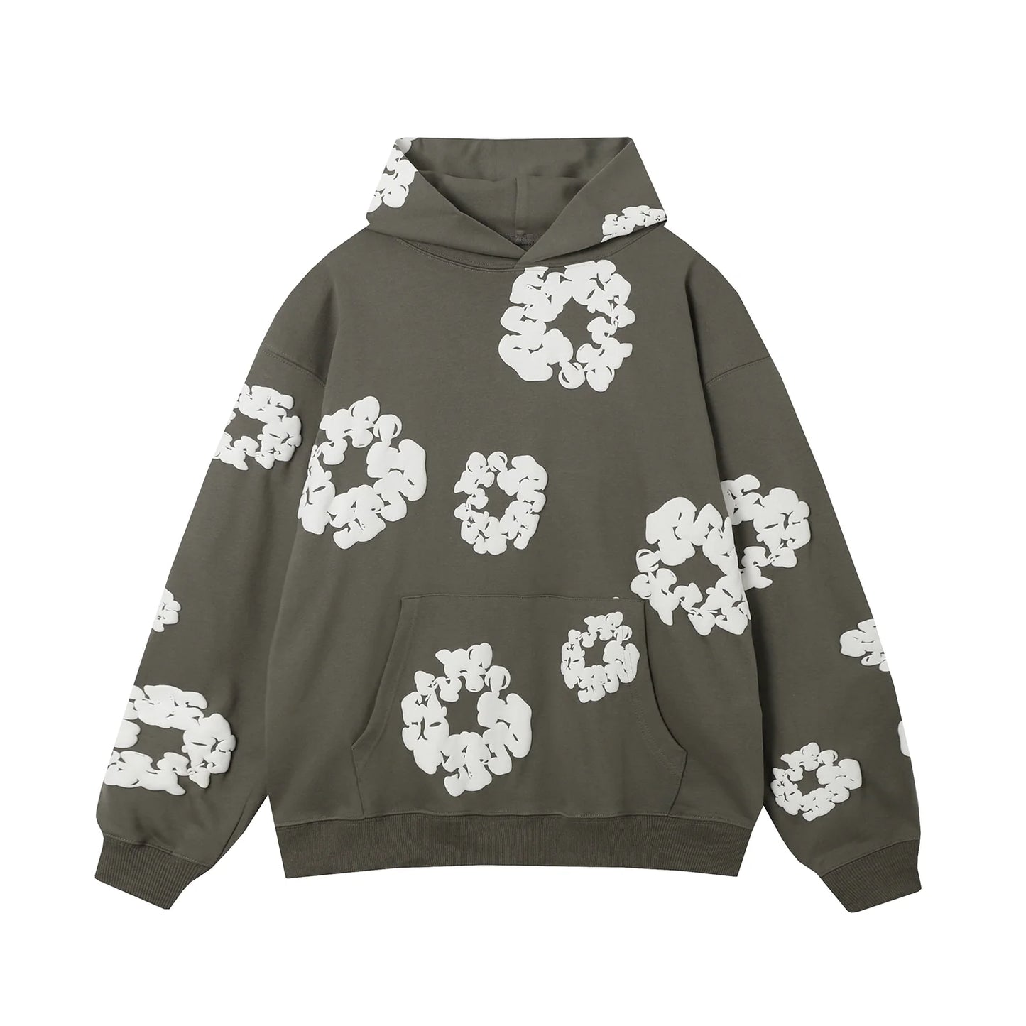 Sweat à capuche Denim Tears olive