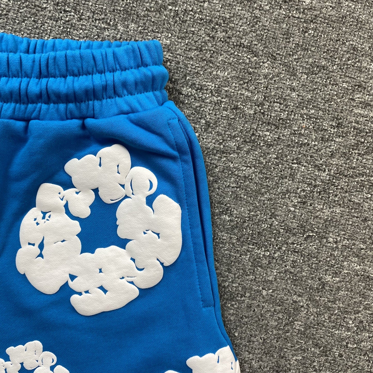 Short Denim Tears monochrome bleu
