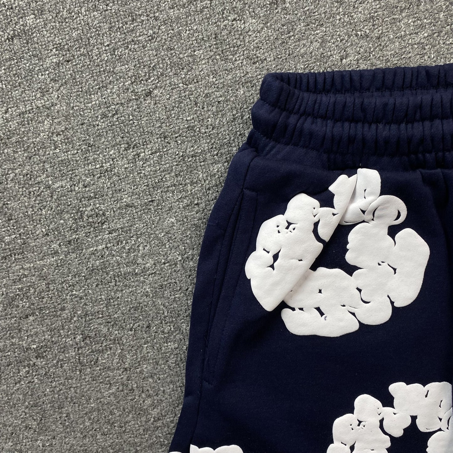 Short Denim Tears bleu marine