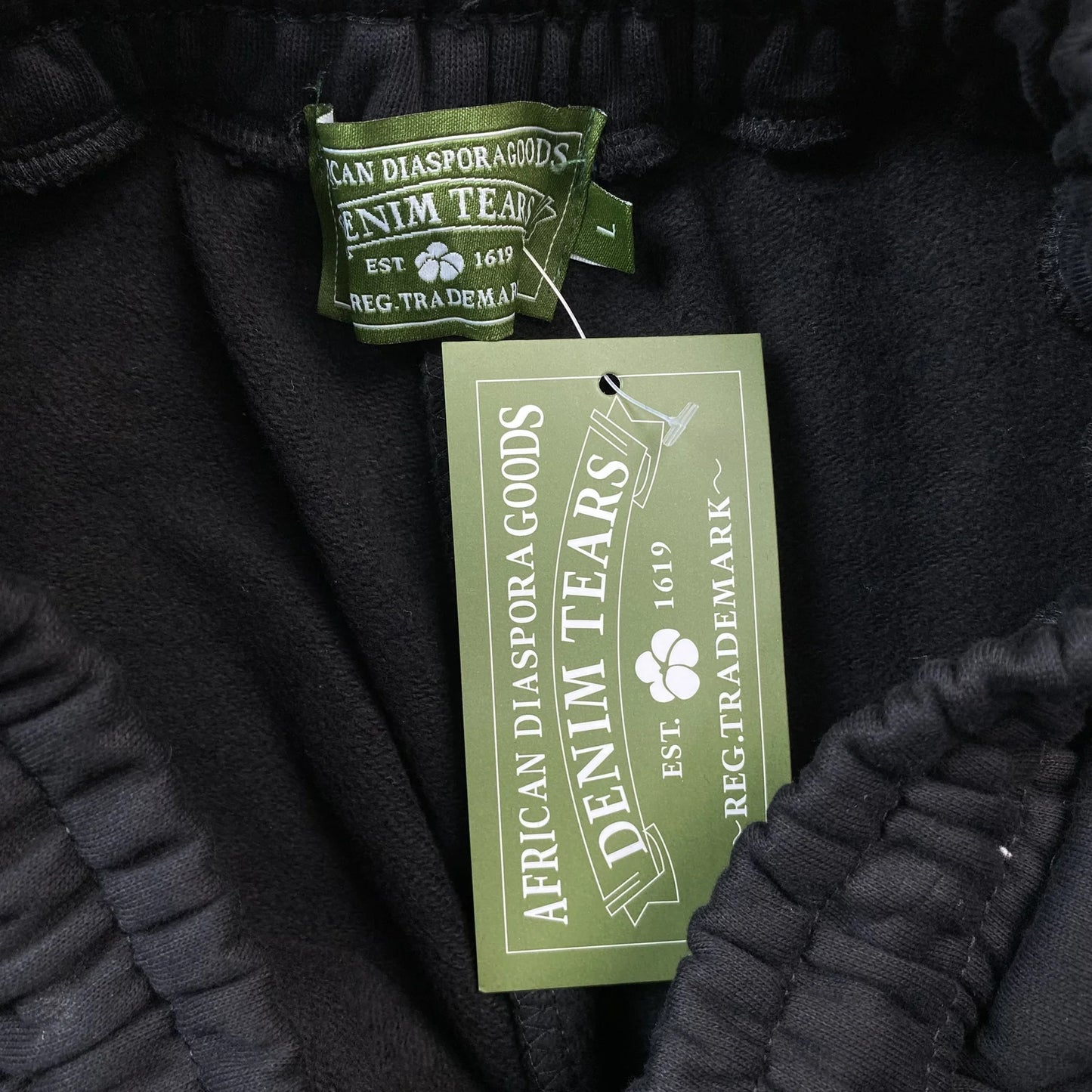 Pantalon de survêtement Denim Tears monochrome noir