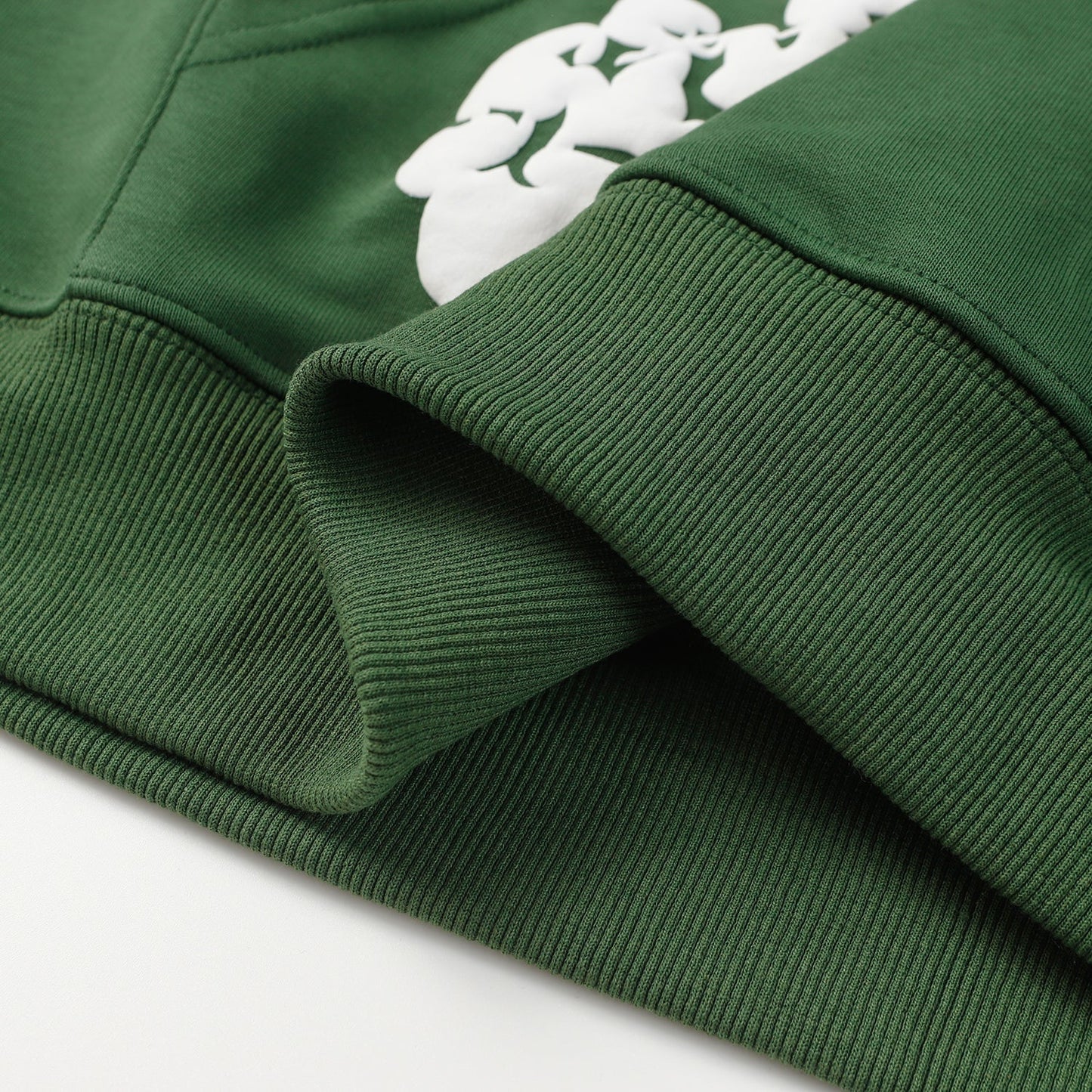 Sweat à capuche Denim Tears vert foncé