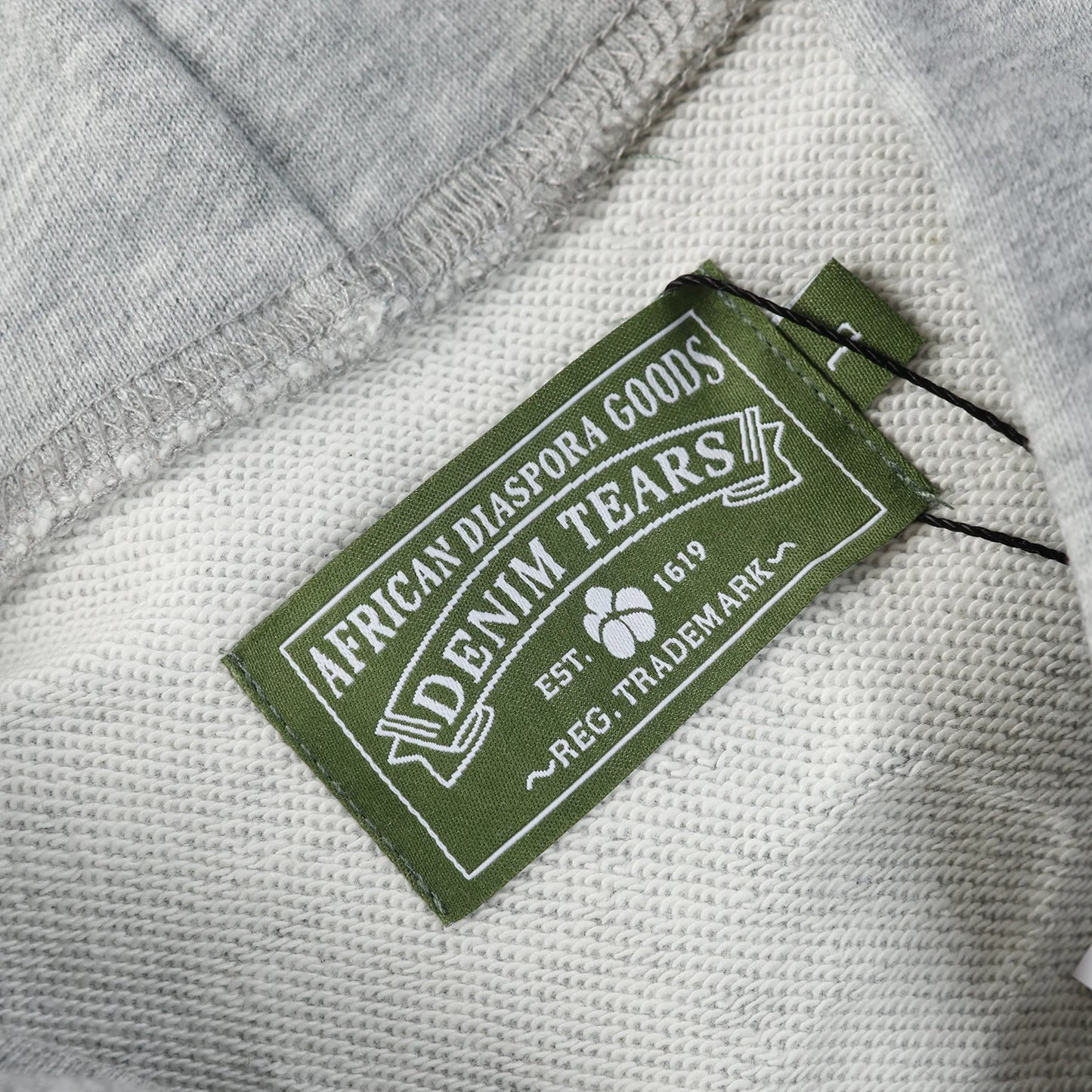 Sweat à capuche Denim Tears gris