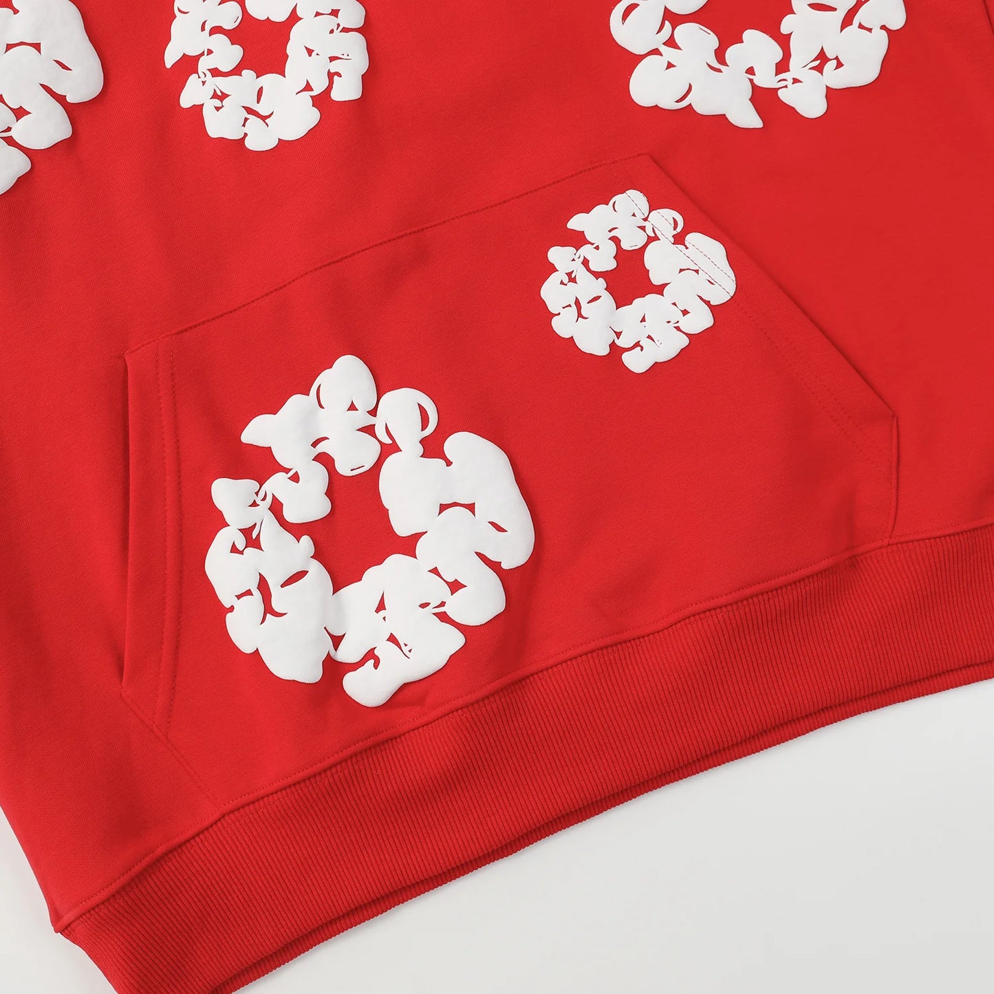 Sweat à capuche Denim Tears rouge
