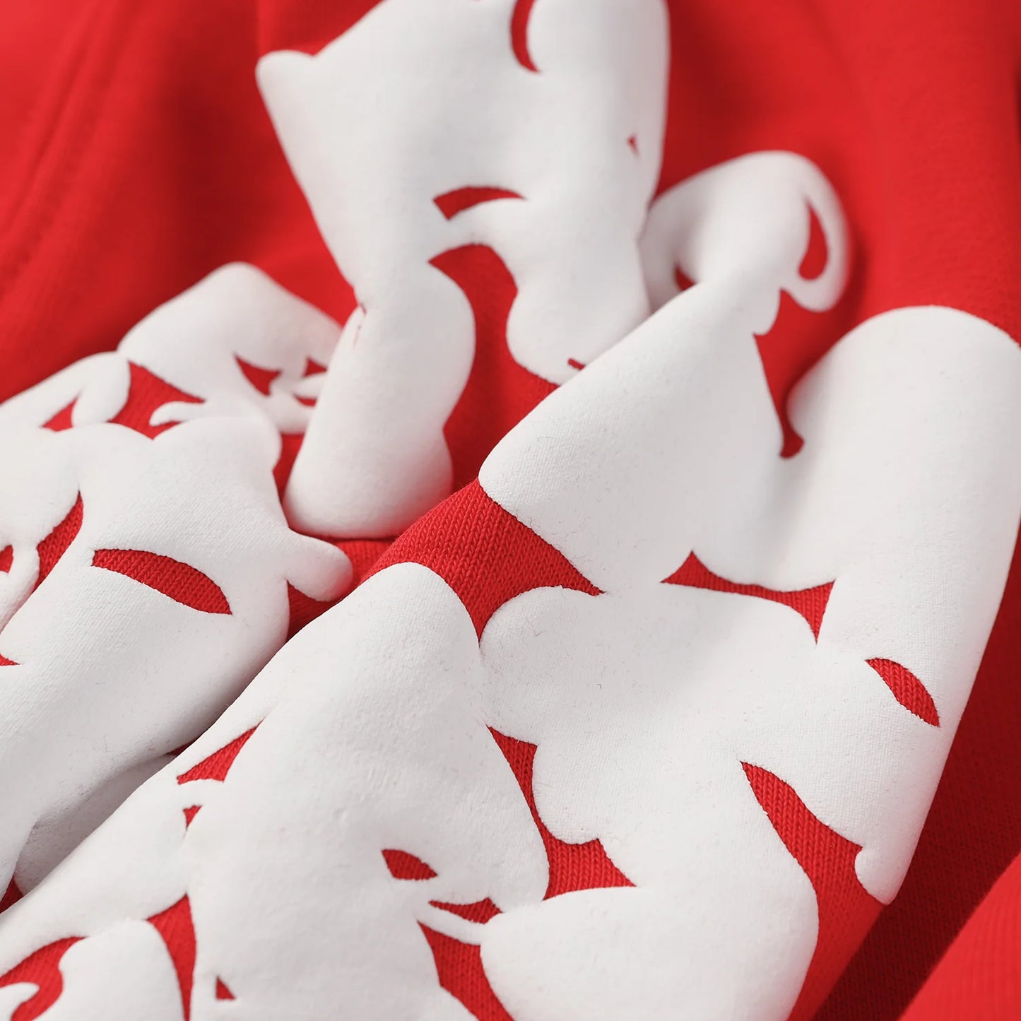 Sweat à capuche Denim Tears rouge