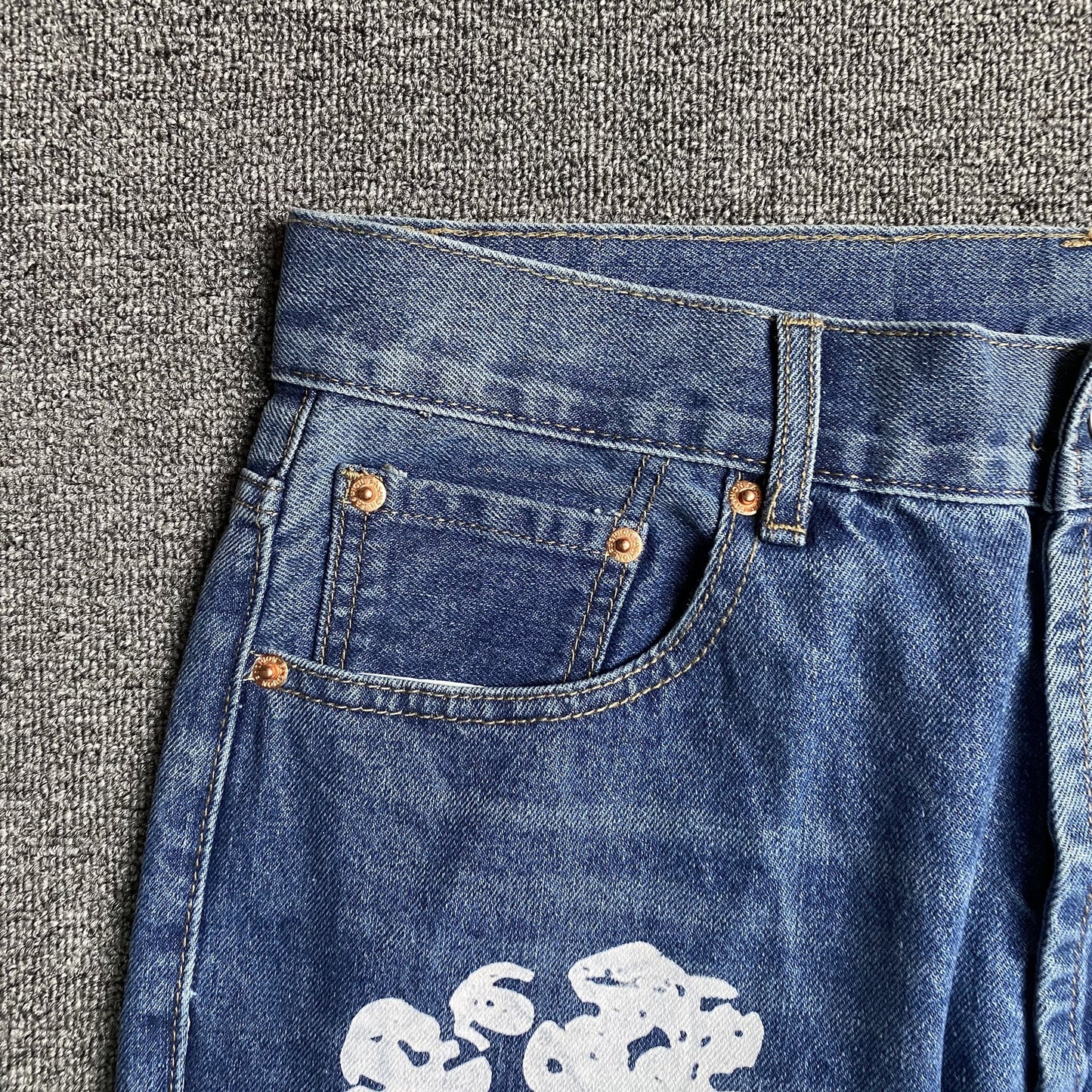Jean Denim Tears x Levi's bleu