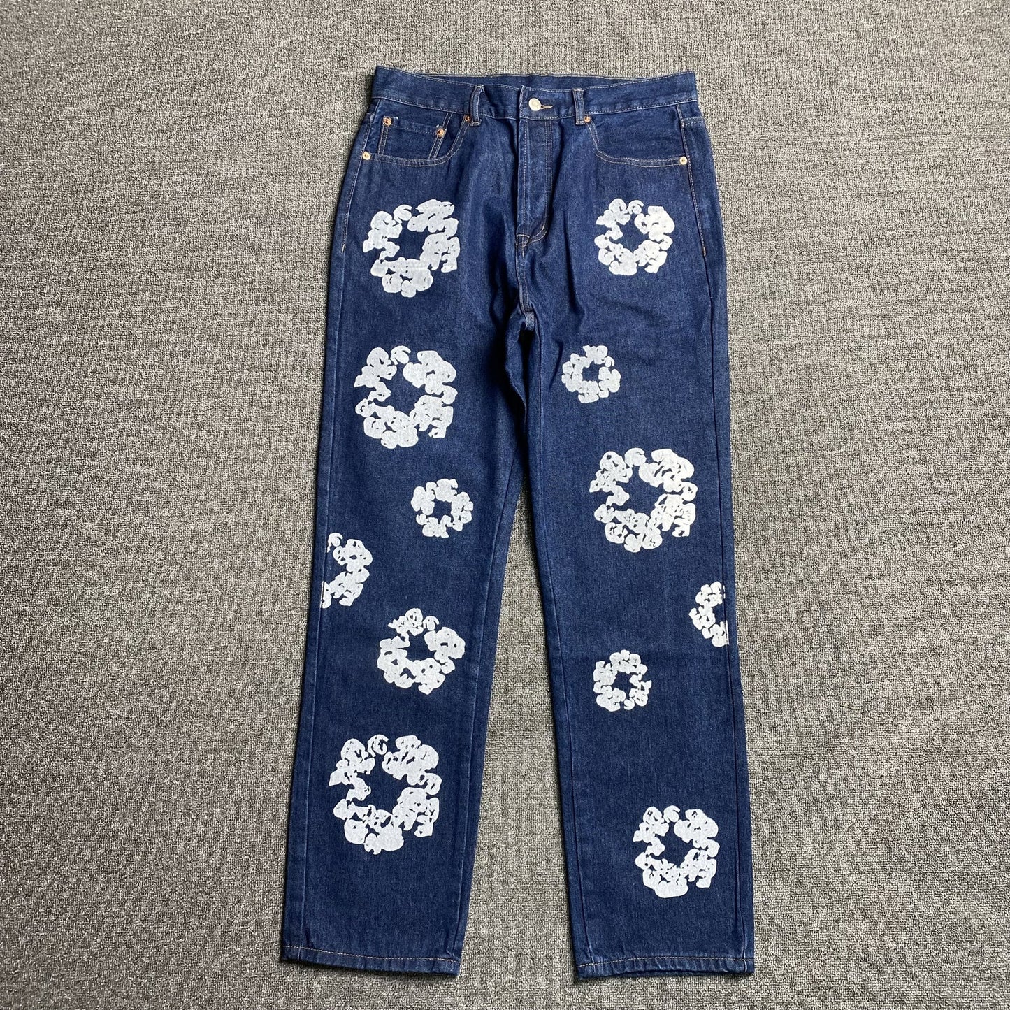 Jean Denim Tears x Levi's bleu foncé